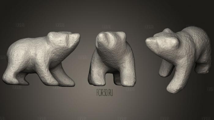 Polar Bear 3d stl модель для ЧПУ